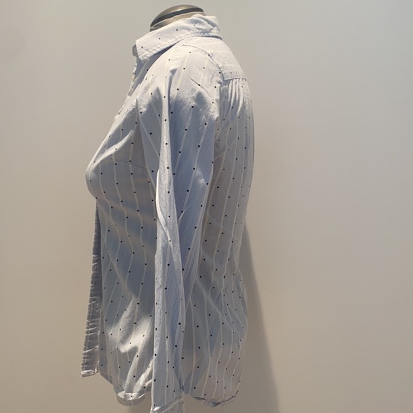 Banana Republic Riley Polka Dot Blouse, Size 0 - Picture 4 of 6